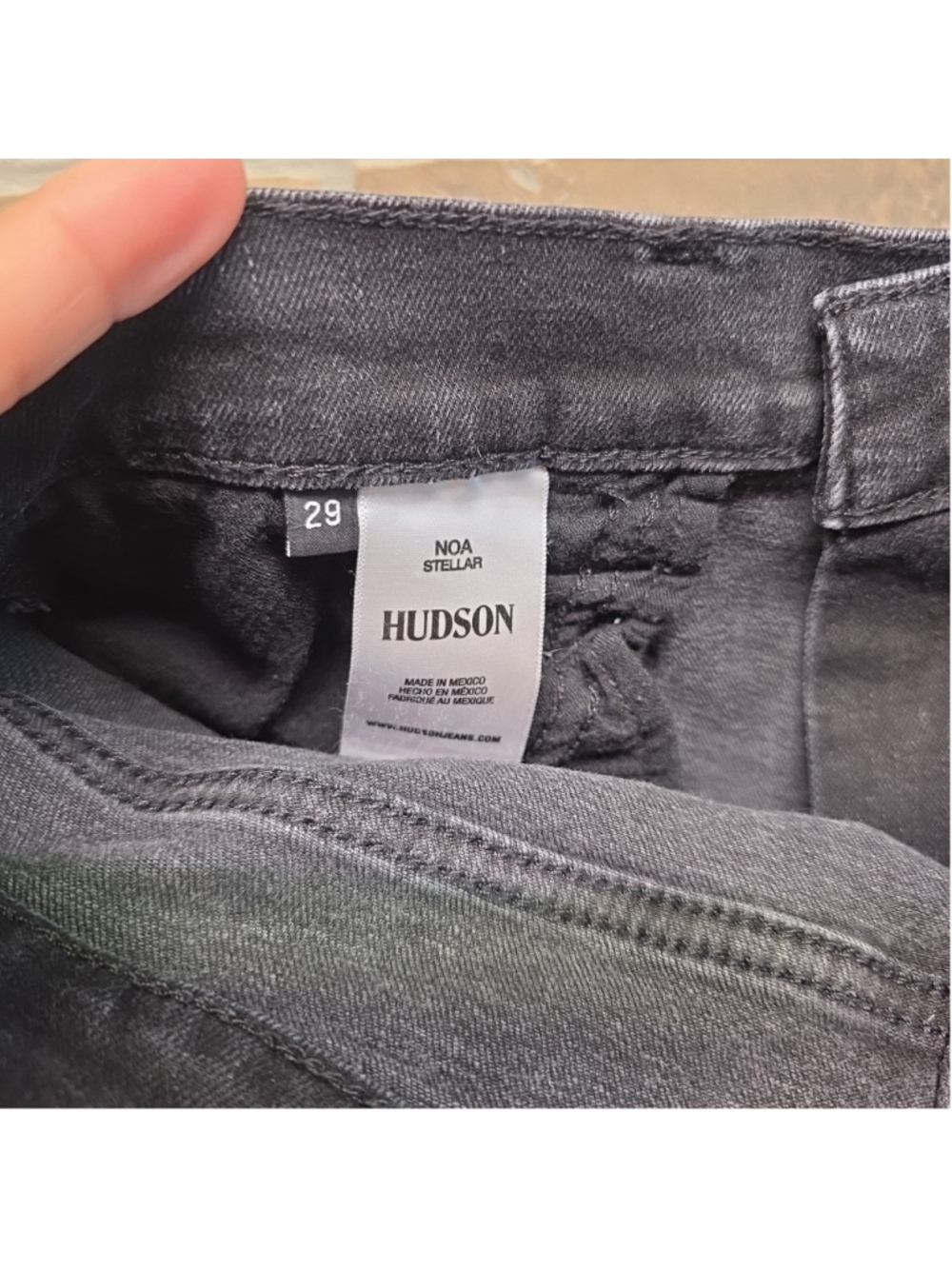 Hudson Noa High Rise Straight Crop Women's Jeans Sz 29 - Picture 5 of 11
